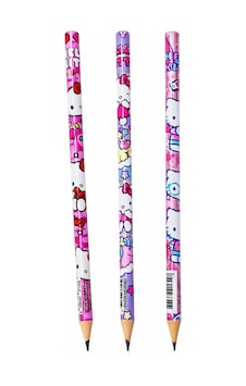 Hello Kitty Kurşun Kalem 3'lü Pembe