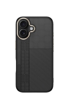 Apple Uyumlu iPhone 16 Plus Kılıf Kablosuz Şarj Özellikli Karbon Fiber Görünümlü Antina Kapak Siyah-Gri Apple Uyumlu iPhone 16 Plus Kılıf Kablosuz Şarj Özellikli Karbon Fiber Görünümlü Antina Kapak Siyah-Gri