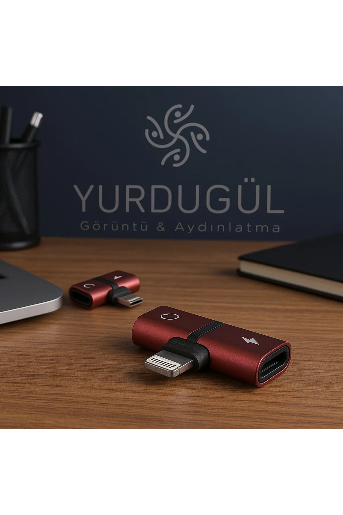 Apple Uyumlu iPhone Şarj Ve Kulaklık Çevirici Birleştirici Adaptör
