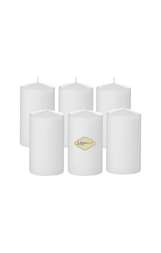 Bar Mum 6 Lı Paket Beyaz Bar Mum 6 Lı Paket Beyaz