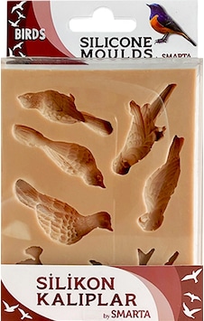 Smarta Silikon Kalıplar – Kuşlar 10 x 13 CM Smarta Silikon Kalıplar – Kuşlar 10 x 13 CM