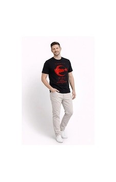 Modi Green Erkek Türkiye Ay Yıldız Baskılı Taraftar Forma T-shirt - Siyah Modi Green Erkek Türkiye Ay Yıldız Baskılı Taraftar Forma T-shirt - Siyah