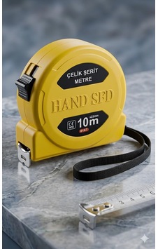 Hand Sfd Çelik Şerit Metre, 10m X 25mm, Sarı, Mavi Ve Kırmızı Renk Seçenekleri, Ölçüm Aleti Sarı Hand Sfd Çelik Şerit Metre, 10m X 25mm, Sarı, Mavi Ve Kırmızı Renk Seçenekleri, Ölçüm Aleti Sarı