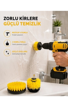 Mey İthalat 3 Lü Matkap Ucu Fırça Seti Derinlemesine Temizlik, Tüm Yüzeylerle Uyumlu Yeni Nesil Diğer Mey İthalat 3 Lü Matkap Ucu Fırça Seti Derinlemesine Temizlik, Tüm Yüzeylerle Uyumlu Yeni Nesil Diğer