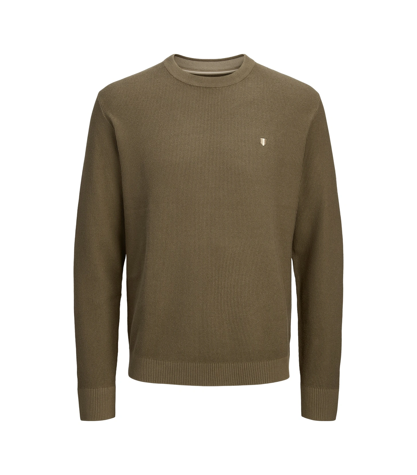 Jack & Jones Jack Jones Erkek Örgü Kazak 12284353 Yeşil