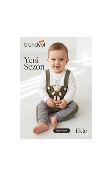 Gülerçocuk Ayıcık Detaylı Askılı Bebek Takımı Haki Beyaz Uzun Kollu Alt Üst 2 Li Bebek Kombin 6-18 Ay Haki Gülerçocuk Ayıcık Detaylı Askılı Bebek Takımı Haki Beyaz Uzun Kollu Alt Üst 2 Li Bebek Kombin 6-18 Ay Haki