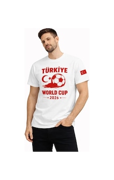 Modi Green Erkek Türkiye World Cup 2026 Baskılı Tişört Futbol Temalı Forma T Beyaz Modi Green Erkek Türkiye World Cup 2026 Baskılı Tişört Futbol Temalı Forma T Beyaz