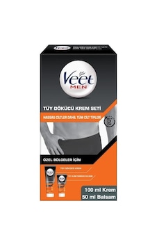 Veet Men Özel Bölgeler İçin Tüy Dökücü Krem 100 ML + Balsam 50 ML