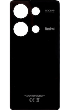Xiaomi Redmi Note 13 Pro 4g Siyah Arka Kapak Batarya Kapağı Pil Kapağı Siyah Xiaomi Redmi Note 13 Pro 4g Siyah Arka Kapak Batarya Kapağı Pil Kapağı Siyah