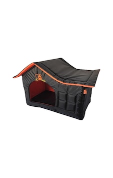 La Vista Dış Mekan Su Geçirmez Kedi ve Köpek Çatılı Ev Siyah 56 x 36 x 45 CM La Vista Dış Mekan Su Geçirmez Kedi ve Köpek Çatılı Ev Siyah 56 x 36 x 45 CM