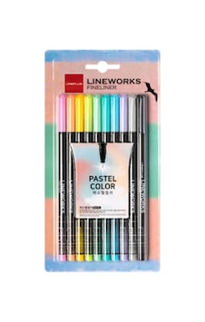 Fineliner Pastel Renk 10' Lu Kalem Seti,10 Renk Fineliner Pastel Renk 10' Lu Kalem Seti,10 Renk