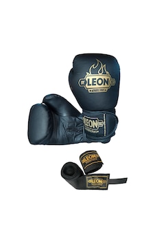 Kogam Leon Blade Boks, Kick Boks Ve Muay Thai Eldiveni+Bandaj Siyah Kogam Leon Blade Boks, Kick Boks Ve Muay Thai Eldiveni+Bandaj Siyah