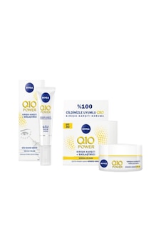Nivea Q10 Power Kırışık Karşıtı Gündüz Kremi 50 ML + Göz Kremi 15 ML Nivea Q10 Power Kırışık Karşıtı Gündüz Kremi 50 ML + Göz Kremi 15 ML