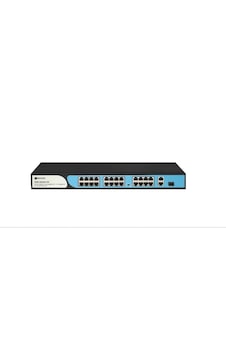 Bdcom S1200-24p2g1s 27 Port 10/100 24xpoe 280w 2xge Rj45 1xge Sfp Yönetilemez Switch Bdcom S1200-24p2g1s 27 Port 10/100 24xpoe 280w 2xge Rj45 1xge Sfp Yönetilemez Switch