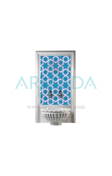Armada Çini 60X100 CM Sp 98 Mavi Yıldız Serigraf Türk Hamamı Pano Armada Çini 60X100 CM Sp 98 Mavi Yıldız Serigraf Türk Hamamı Pano