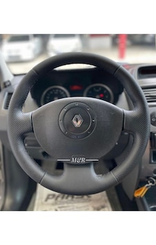 Renault Megane 2 Kaplama Deri Direksiyon Kılıfı