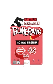 Günay Yayınları 5. Sınıf Sosyal Bilgiler Bumerang Deneme Günay Yayınları 5. Sınıf Sosyal Bilgiler Bumerang Deneme