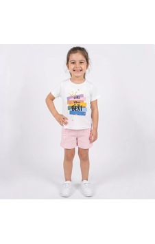 Veraura Lifestyle 1/5 Yaş Baskılı Basic Çocuk Takımı Pembe Veraura Lifestyle 1/5 Yaş Baskılı Basic Çocuk Takımı Pembe