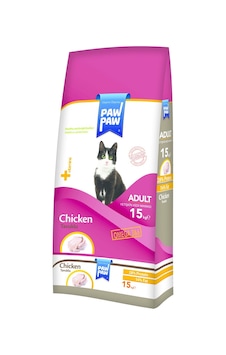 Paw Paw Tavuklu Yetişkin Kedi Maması 15 KG Paw Paw Tavuklu Yetişkin Kedi Maması 15 KG