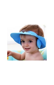Bebek Banyo Şapkası Düğmelı Kulaklıklı Çok Renkli Bebek Banyo Şapkası Düğmelı Kulaklıklı Çok Renkli