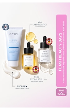 Ds V-lıne Flash Beauty Days %10 C Vitamini Aydınlatıcı Antioksi-dan Serum 30 Ml + %15 Niacinamide %5 Glikolik Asit Serum 30 Ml + Sucraex Krem 80 Ml 3'lü Set Ds V-lıne Flash Beauty Days %10 C Vitamini Aydınlatıcı Antioksi-dan Serum 30 Ml + %15 Niacinamide %5 Glikolik Asit Serum 30 Ml + Sucraex Krem 80 Ml 3'lü Set