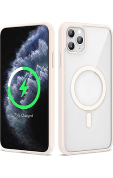 Apple Uyumlu iPhone 11 Pro Max Kılıf M-safe Wireless Şarj Özellikli Silikon Zore Ege Kapak Pembe Apple Uyumlu iPhone 11 Pro Max Kılıf M-safe Wireless Şarj Özellikli Silikon Zore Ege Kapak Pembe