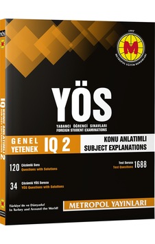 Yös Genel Yetenek Iq -2 Konu Anlatımlı-Örnek Çözümlü Yös Genel Yetenek Iq -2 Konu Anlatımlı-Örnek Çözümlü