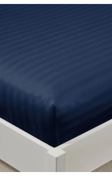 Varol %100 Pamuk Saten Stripe Battal Boy King Size Lastikli Çarşaf Takımı 30 Cm 2 Yastık Kılıfı 180x200 Lacivert Varol %100 Pamuk Saten Stripe Battal Boy King Size Lastikli Çarşaf Takımı 30 Cm 2 Yastık Kılıfı 180x200 Lacivert