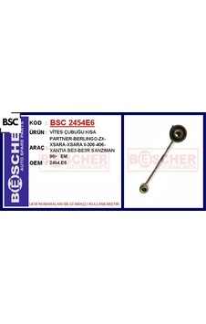 Vites Çubuğu Kısa Partner-berlıngo-zx-xsara-xsara Iı-306-406-xantıa Be3-be3r Sanzıman 96 Em. Bsc 2454.e6 Vites Çubuğu Kısa Partner-berlıngo-zx-xsara-xsara Iı-306-406-xantıa Be3-be3r Sanzıman 96 Em. Bsc 2454.e6