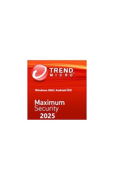 Trend Micro Maximum Security 2025 - 10 Cihaz 1 Yıl Abonelik Kodu