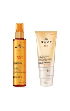 Nuxe Bronzlaştırıcı Yüz Ve Vücut Yağı Spf30 150 ML + Güneş Sonrası Nemlendirici Saç Ve Vücut Şampuan Nuxe Bronzlaştırıcı Yüz Ve Vücut Yağı Spf30 150 ML + Güneş Sonrası Nemlendirici Saç Ve Vücut Şampuan
