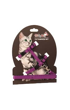 Pettagart Ayarlanabilir Kedi Göğüs Tasma Seti Mor 10 Mm 110 Cm Pettagart Ayarlanabilir Kedi Göğüs Tasma Seti Mor 10 Mm 110 Cm