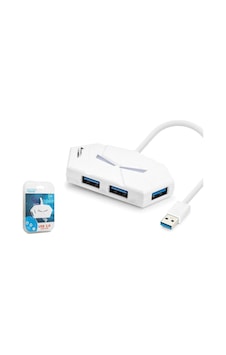Hadron Hdx7051 Gaming Usb Hub 3.0 5gbps 4x Usb-a 3.0 7 Renk Led 4 Port Çoklayıcı 120cm Beyaz Hadron Hdx7051 Gaming Usb Hub 3.0 5gbps 4x Usb-a 3.0 7 Renk Led 4 Port Çoklayıcı 120cm Beyaz