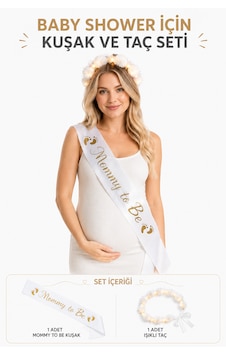Baby Shower Kuşak Ve Taç Seti Mommy To Be Kuşak Işıklı Çiçekli Taç Hamilelik Parti Süsü Hoşgeldin Bebeğim Set Tüm Yaşlar Baby Shower Kuşak Ve Taç Seti Mommy To Be Kuşak Işıklı Çiçekli Taç Hamilelik Parti Süsü Hoşgeldin Bebeğim Set Tüm Yaşlar