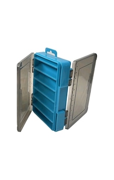 Captain 7223 Blue Sahte Balık Kutusu 12 Gözlü 13x9x3cm Captain 7223 Blue Sahte Balık Kutusu 12 Gözlü 13x9x3cm