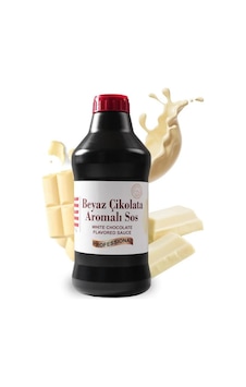 4rr Beyaz Çikolata Aromalı Sos İçecek, Tatlı Ve Pasta Kullanımı İçin 2,5 Kg