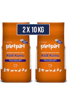 Eczacıbaşı Pisi Pisi Sabun Kokulu İnce Taneli Kedi Kumu 2 x 10 KG Eczacıbaşı Pisi Pisi Sabun Kokulu İnce Taneli Kedi Kumu 2 x 10 KG