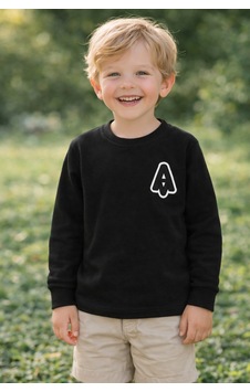 Tanem Kids Erkek Çocuk Jakarlı Örme Sweatshirt Siyah Tanem Kids Erkek Çocuk Jakarlı Örme Sweatshirt Siyah