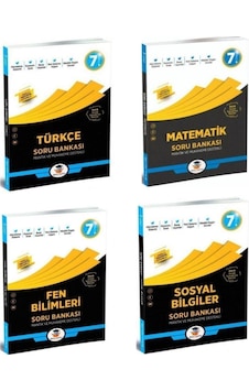 7.Sınıf 4Lü Soru Bankası Seti (Mtfs) Zeka Küpü Yayınları 7.Sınıf 4Lü Soru Bankası Seti (Mtfs) Zeka Küpü Yayınları