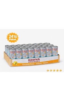 Zurich Veterinaire Tavuklu Yavru Kedi Konservesi 415 Gr X 24 Lü Paket Zurich Veterinaire Tavuklu Yavru Kedi Konservesi 415 Gr X 24 Lü Paket