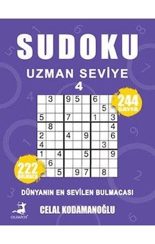 Sudoku Uzman Seviye 4 - Celal Kodamanoğlu - Olimpos Yayınları Sudoku Uzman Seviye 4 - Celal Kodamanoğlu - Olimpos Yayınları