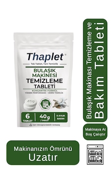 Thaplet Bulaşık Makinesi Temizleme Tableti 6 Aylık Bakım Tableti Thaplet Bulaşık Makinesi Temizleme Tableti 6 Aylık Bakım Tableti