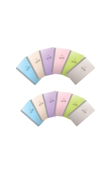 Gıpta Pastoral 60 Yp. A4 Spiralli Pp. Kapak Defter Seti Çizgili 12'li Gıpta Pastoral 60 Yp. A4 Spiralli Pp. Kapak Defter Seti Çizgili 12'li