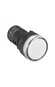 BEYAZ LED SİNYAL LAMBASI - 22MM - 220V AC BEYAZ LED SİNYAL LAMBASI - 22MM - 220V AC