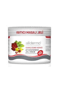 Alldermo At Kestanesi Kırmızı Asma Yaprağı Isıtıcı Jel Krem 500 ML Alldermo At Kestanesi Kırmızı Asma Yaprağı Isıtıcı Jel Krem 500 ML