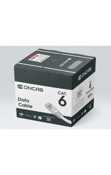 Onli Oncab Cat-6 U-utp 24 Awg 305 Metre Gri Data İnternet Kablosu Oc-6001 Onli Oncab Cat-6 U-utp 24 Awg 305 Metre Gri Data İnternet Kablosu Oc-6001