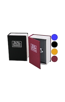 Homesafe Booksafe Baysa-1642 Kbs-801 Kilitli Kasa Ve Kumbara Büyük 180x115x55mm Kitap Modeli Diğer