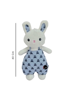 Sevimli Tulumlu Tavşan Peluş Oyuncak 40 Cm Hediyelik Uyku Arkadaşı Mavi Sevimli Tulumlu Tavşan Peluş Oyuncak 40 Cm Hediyelik Uyku Arkadaşı Mavi