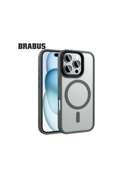 İphone 16 Pro Max Uyumlu Anti-shock Magsafe Özellikli Kenarları Yumuşak Buzlu Mat Fall Silikon Kılıf Gri İphone 16 Pro Max Uyumlu Anti-shock Magsafe Özellikli Kenarları Yumuşak Buzlu Mat Fall Silikon Kılıf Gri