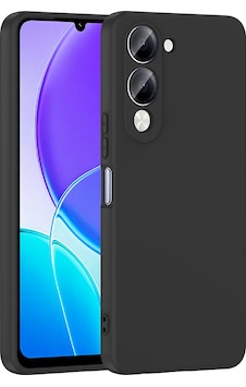 Vivo Y04 Kılıf Zore Mara Lansman Kapak - Siyah Siyah Vivo Y04 Kılıf Zore Mara Lansman Kapak - Siyah Siyah